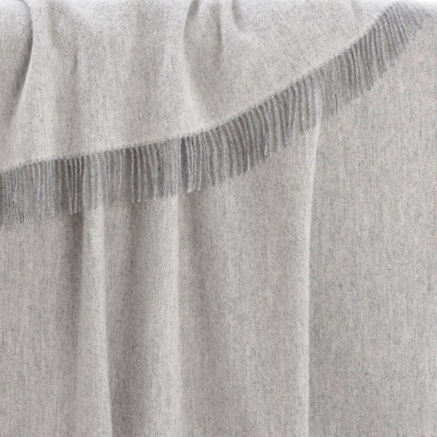 
                  
                    Grey Melange Pure Wool Throw - Curated Home Decor
                  
                