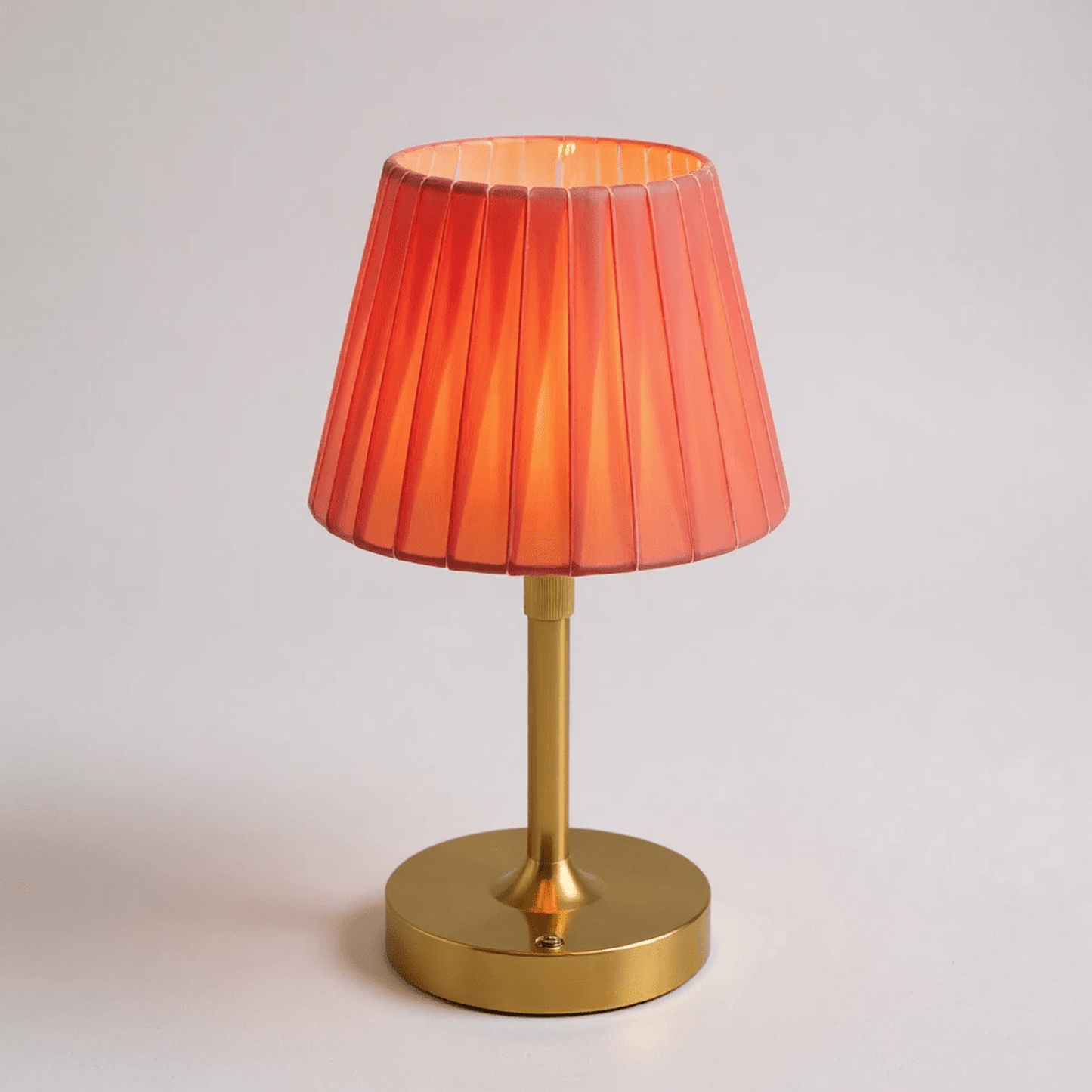 
                  
                    Velvet Pleated Cordless Table Lamp Pink and Green - Curated Home Decor
                  
                