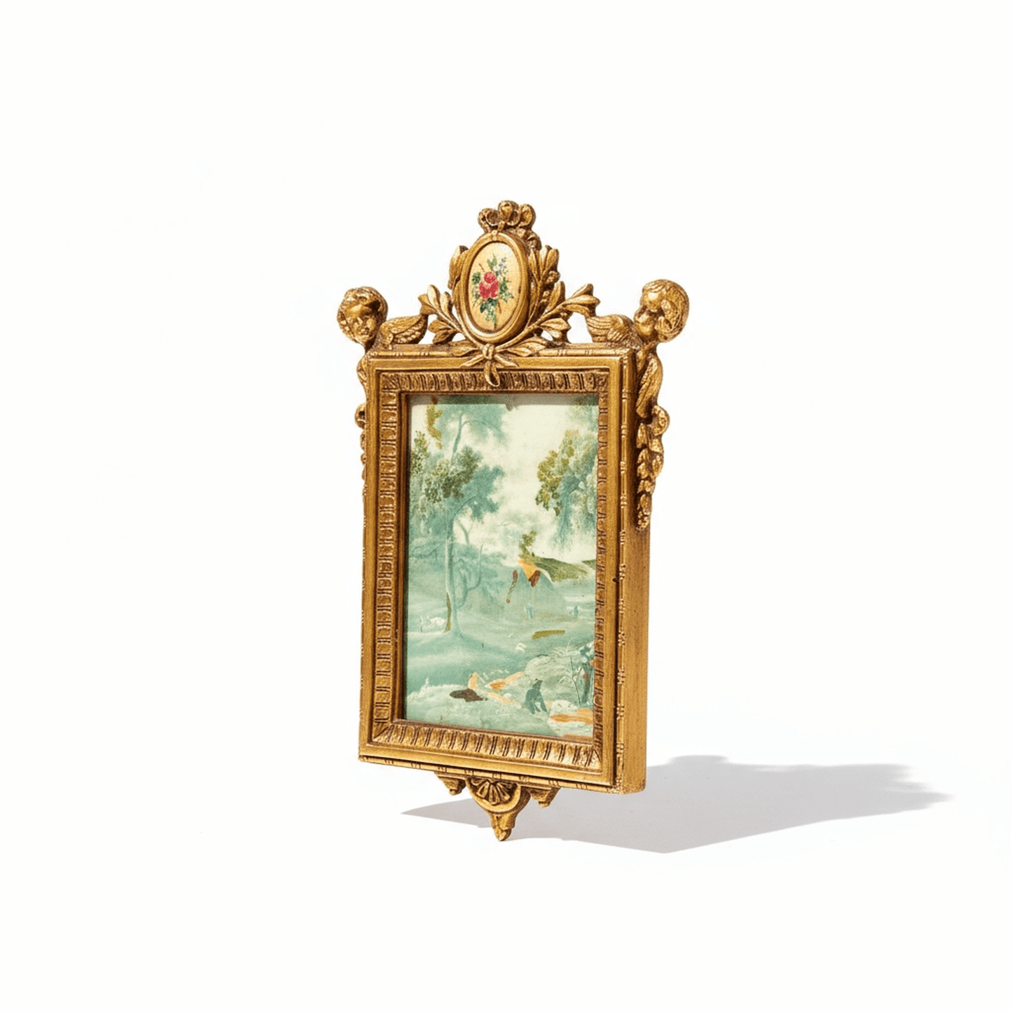 
                  
                    19th‑Century Pastoral Landscape (Italian School) — Oil on Panel in Ornate Gilt Frame - Curated Home Decor
                  
                