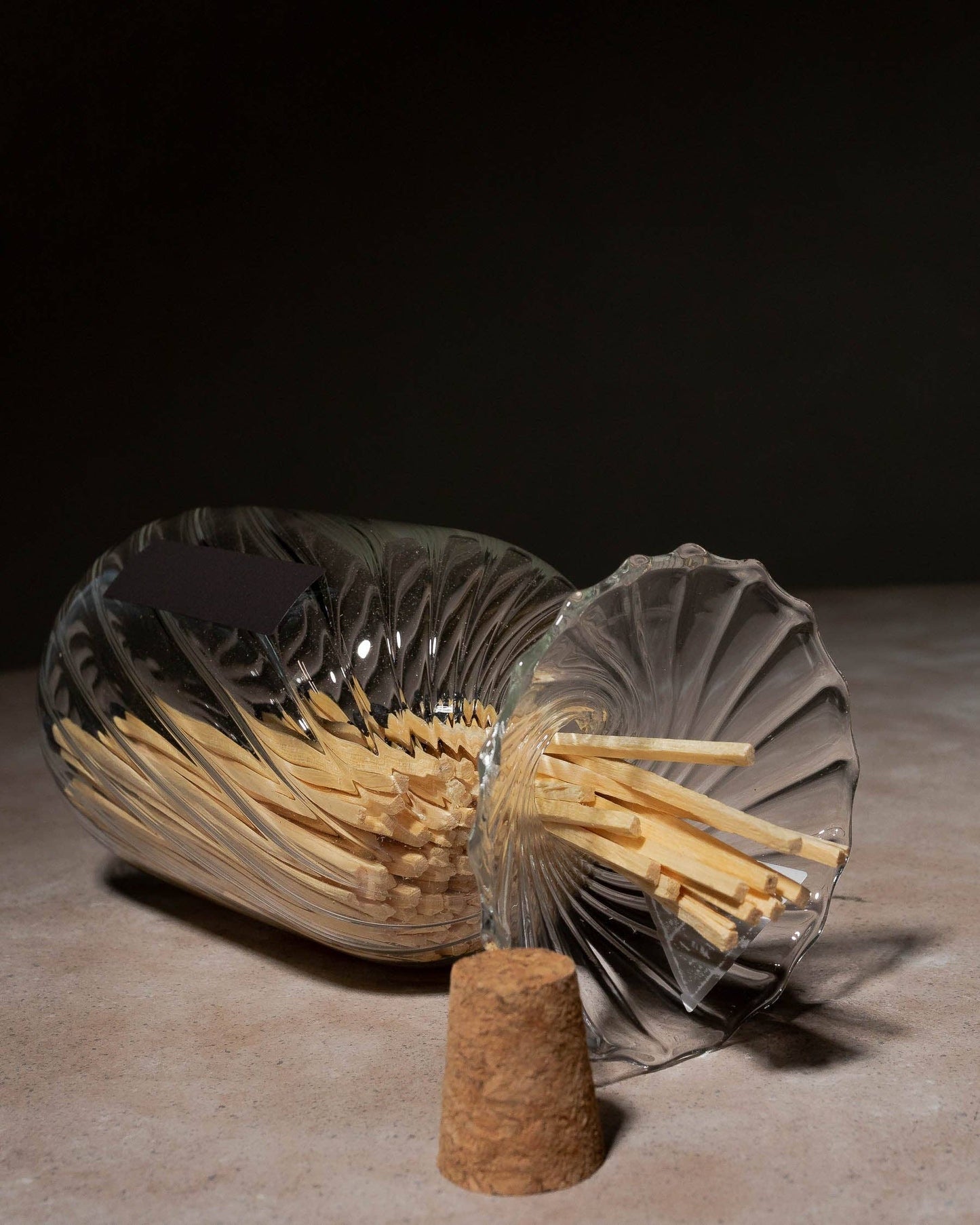 
                  
                    Voltaire Hand-Blown Glass Match Cloche - 120 Matches Display - Curated Home Decor
                  
                