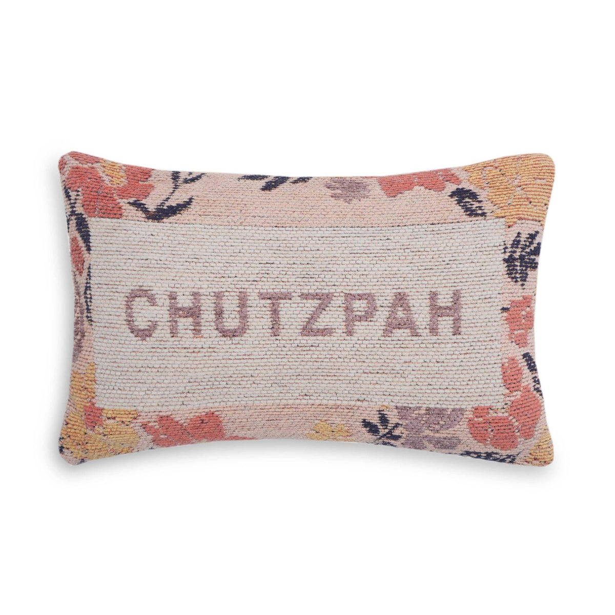 
                  
                    Chutzpah Jacquard Woven Lumbar Pillow, 15" x 9" - Curated Home Decor
                  
                
