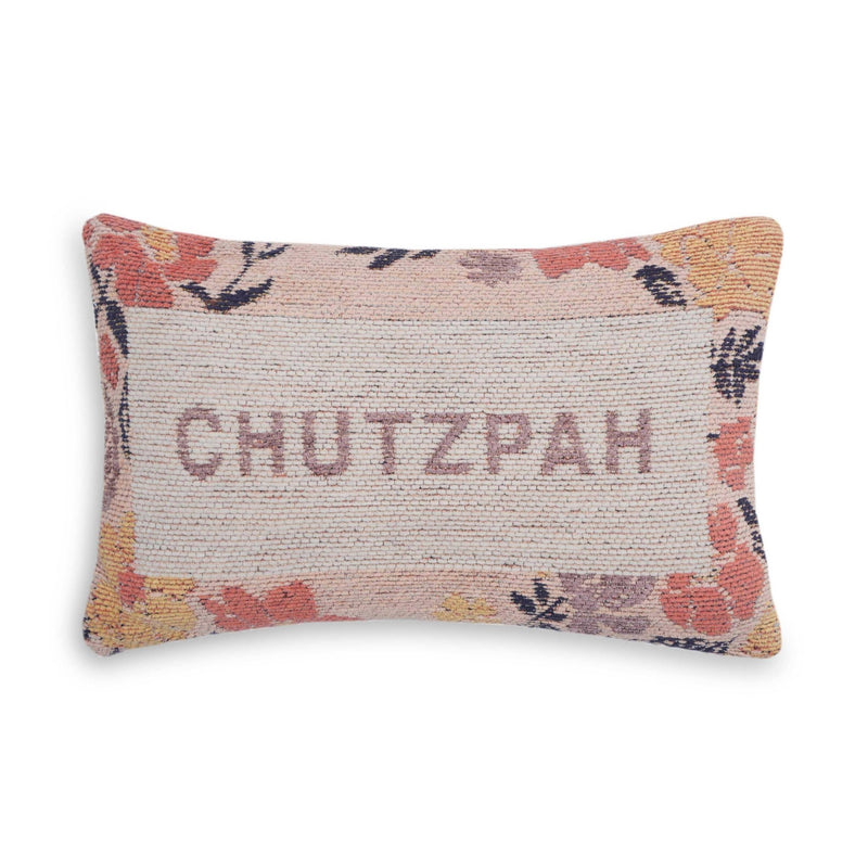 Chutzpah Jacquard Woven Lumbar Pillow, 15" x 9"