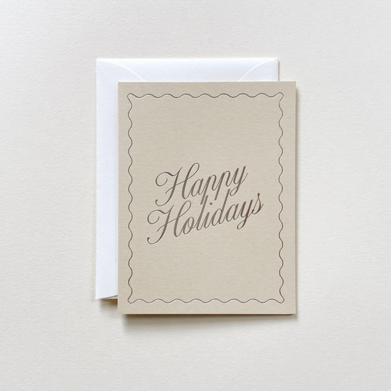 Happy Holidays No. 25: Sand / Single Card