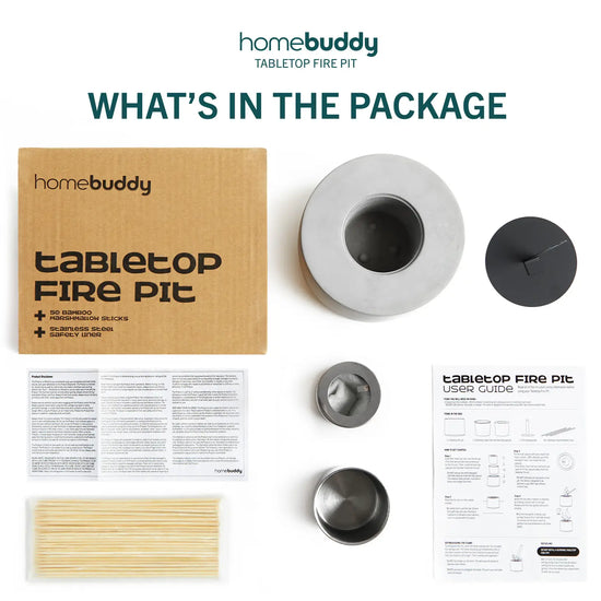 HomeBuddy Table Top Fire Pit Bowl - Curated Home Decor