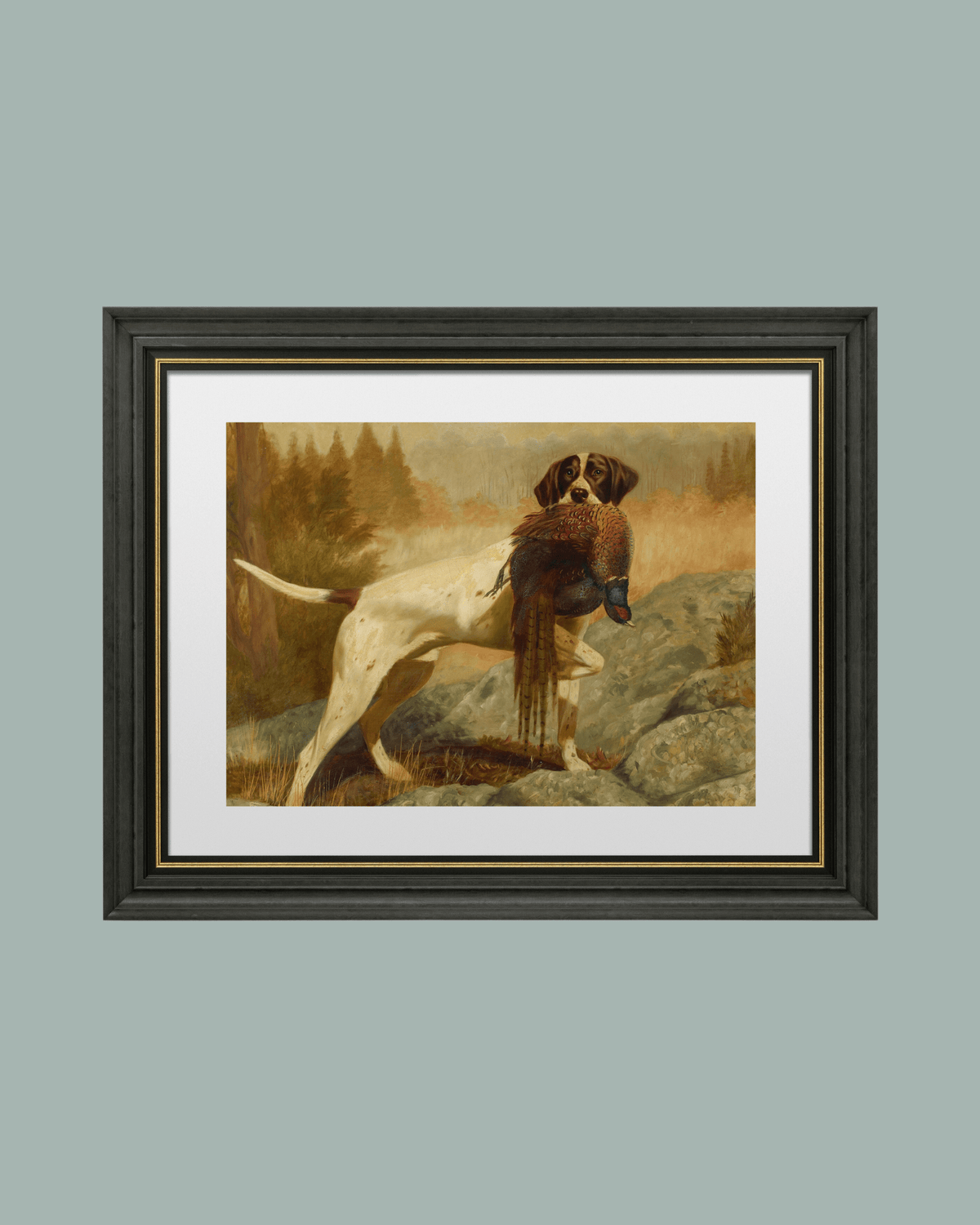 
                  
                    Pointer with Pheasant Antique Art Print - Curated Home Decor
                  
                