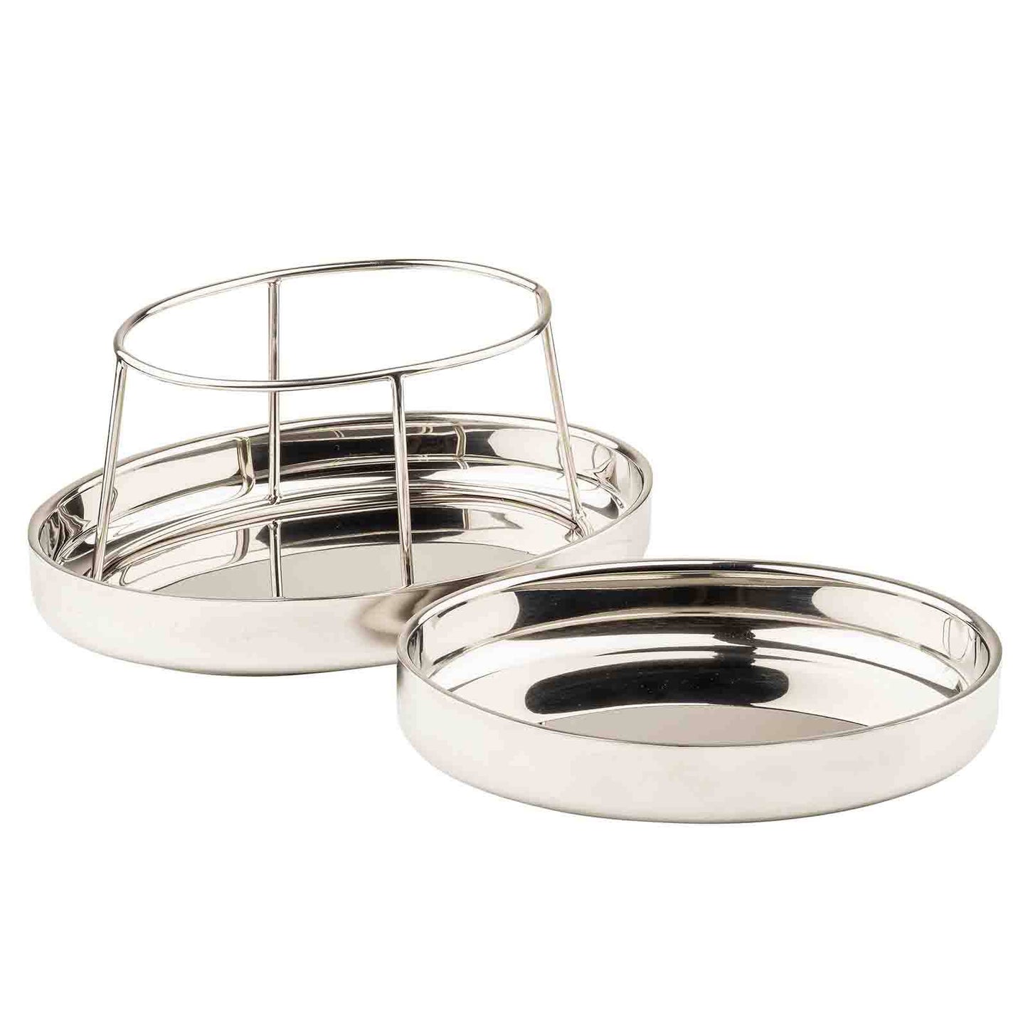 
                  
                    Oval 2 - Tiered Seafood Tower, Stainless Steel - Curated Home Decor
                  
                
