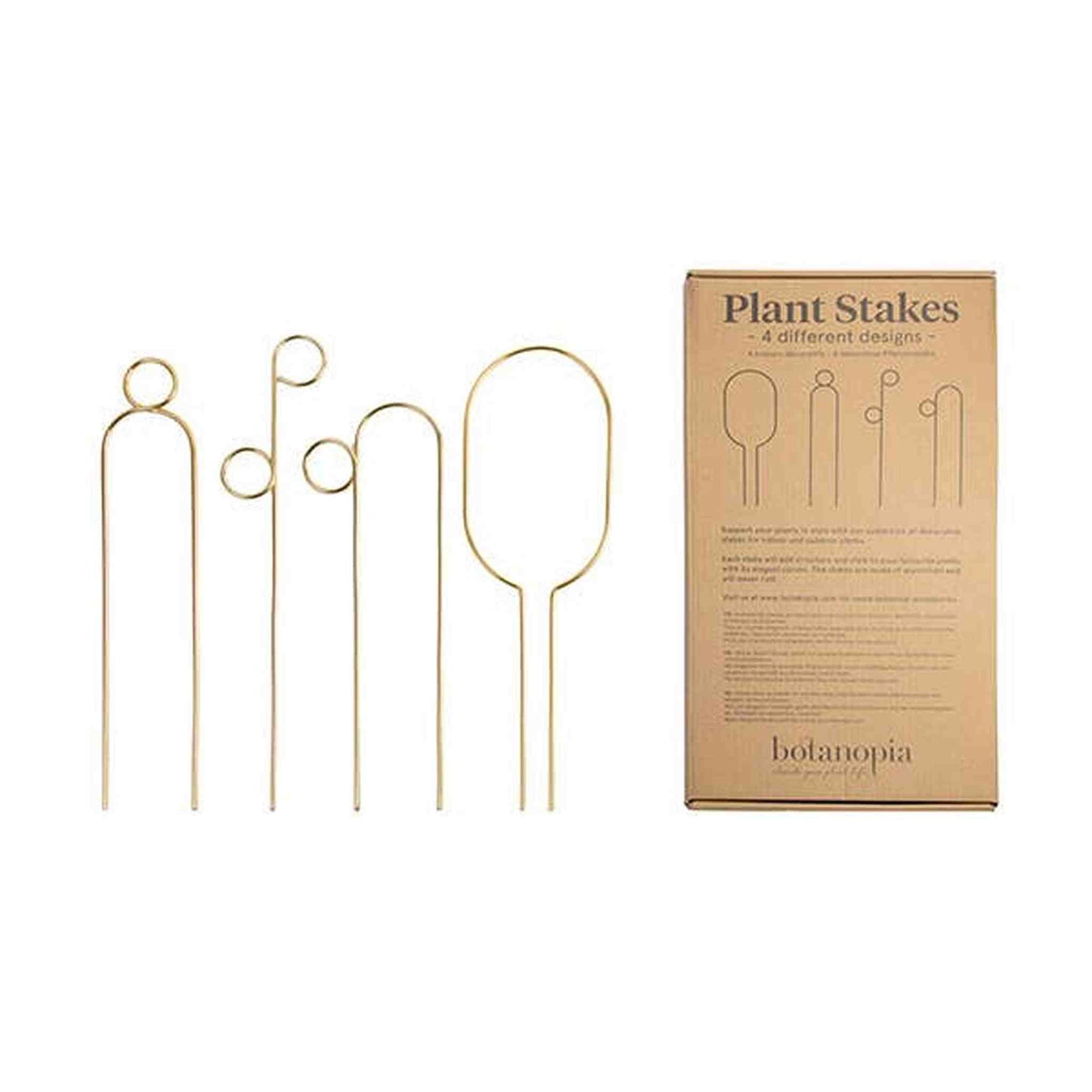 
                  
                    Set of 4 Mini Plant Stakes: Black - Curated Home Decor
                  
                