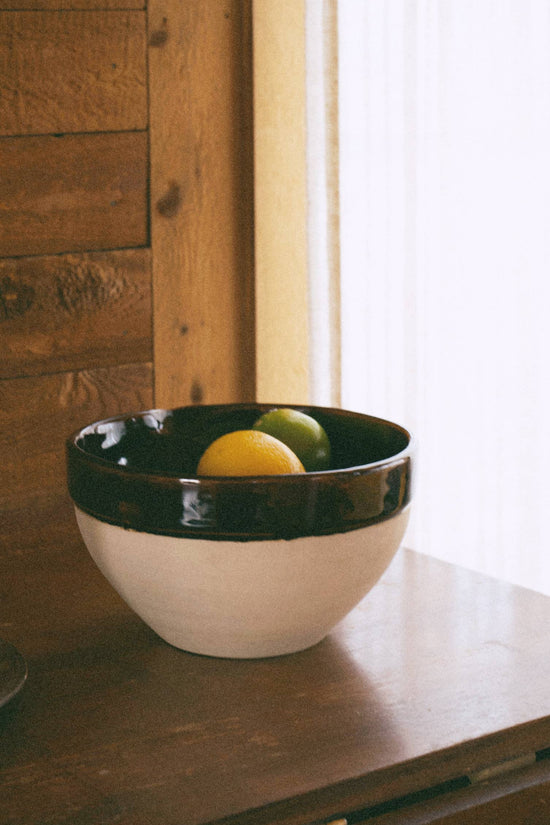 Heritage Stoneware Large Bowl - Curated Home Decor