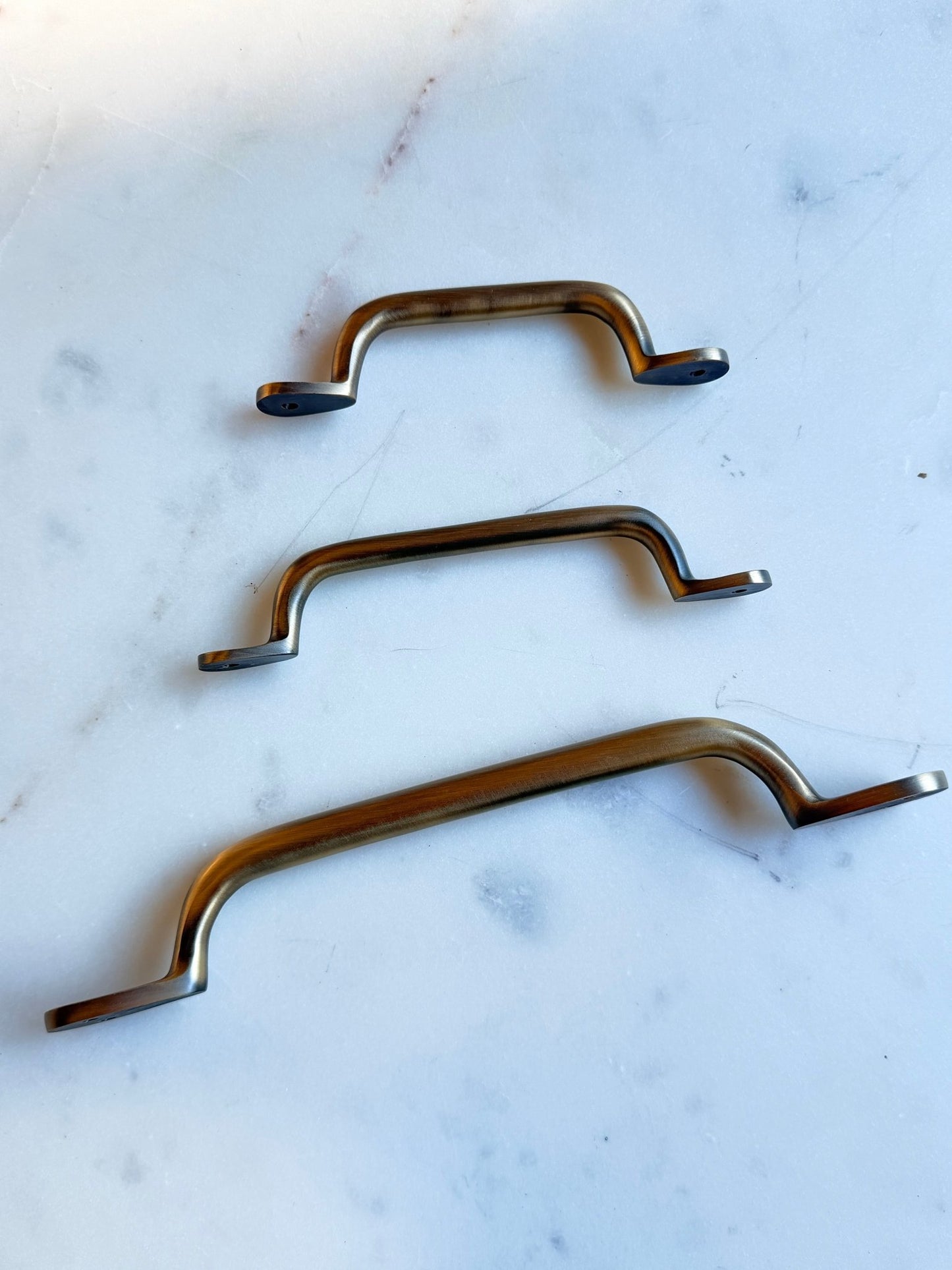 
                  
                    Solid Antique Brass Classic Drawer Pull - Curated Home Decor
                  
                