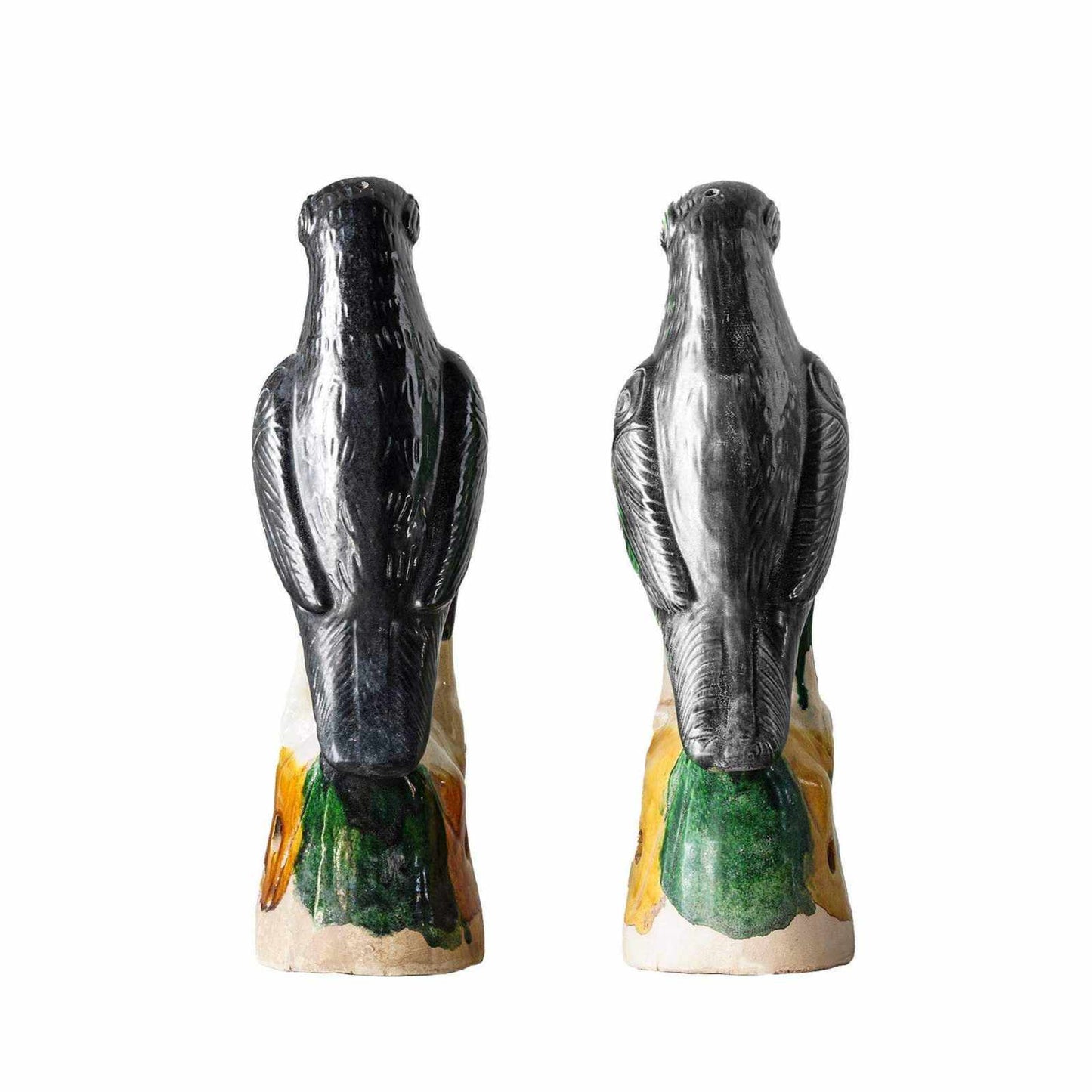 
                  
                    Jingdezhen Hand - Painted Porcelain Bird, Pair - Curated Home Decor
                  
                