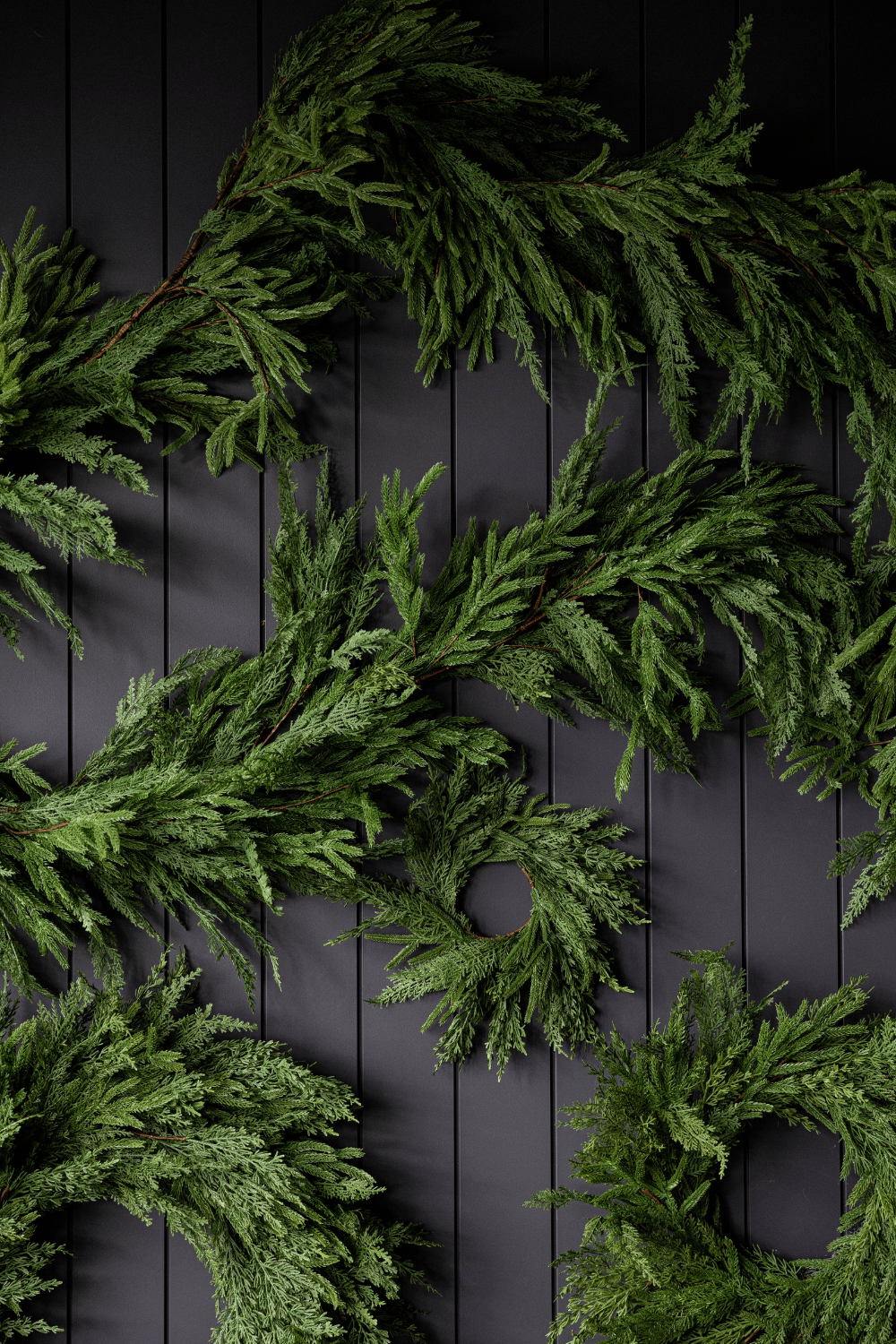 
                  
                    Norfolk & Cypress Real Touch Garland, 9 ft LED Pre-Lit (Pre-Order: Ships Late September) - Curated Home Decor
                  
                