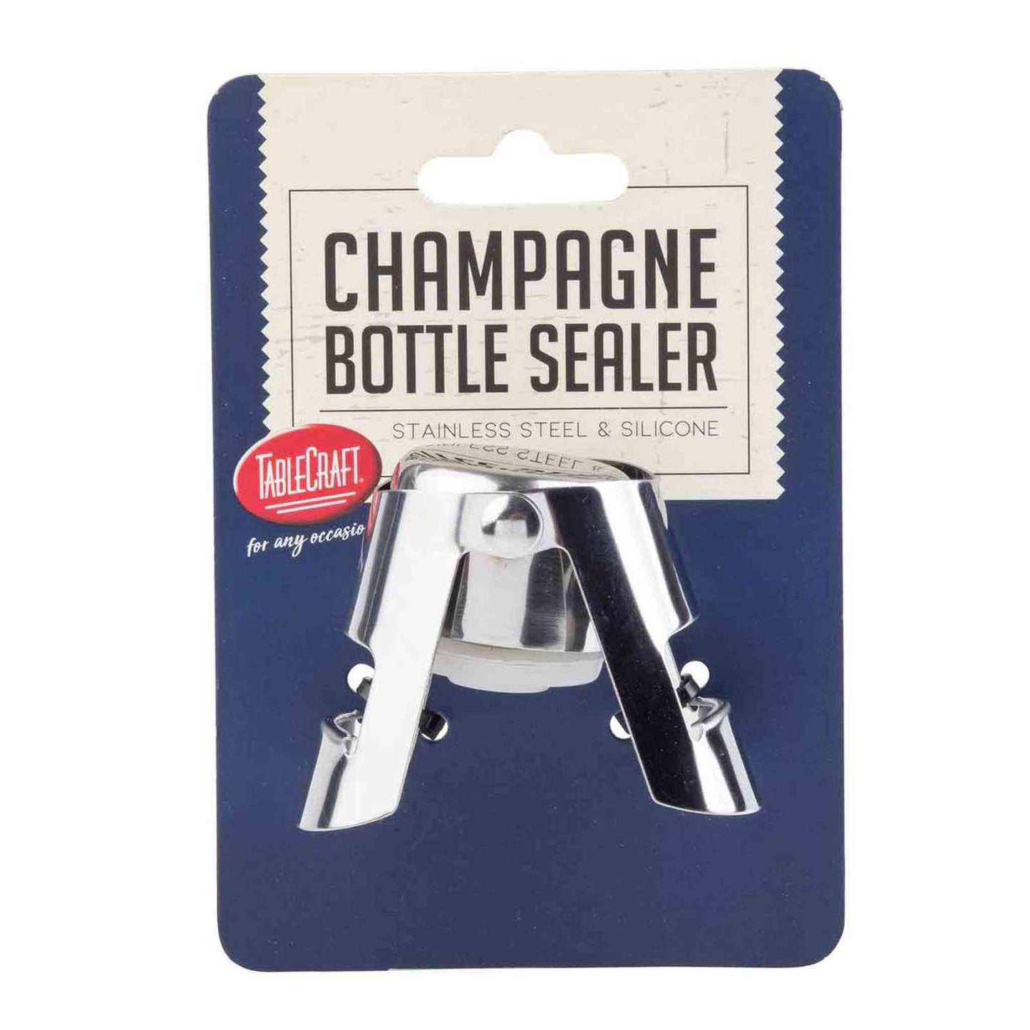 
                  
                    Stainless Steel Champagne Bottle Stopper - Curated Home Decor
                  
                