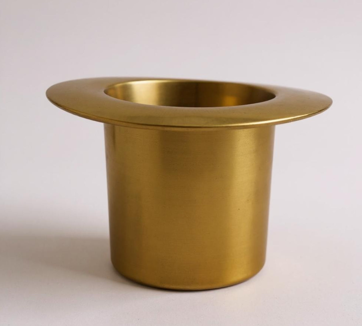 Solid BrassTop Hat Gold Champagne /Ice Bucket - Curated Home Decor