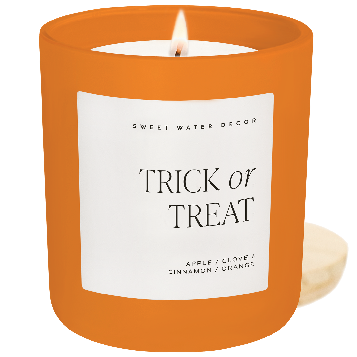 Trick or Treat 15 oz Soy Candle, Matte Jar - Curated Home Decor