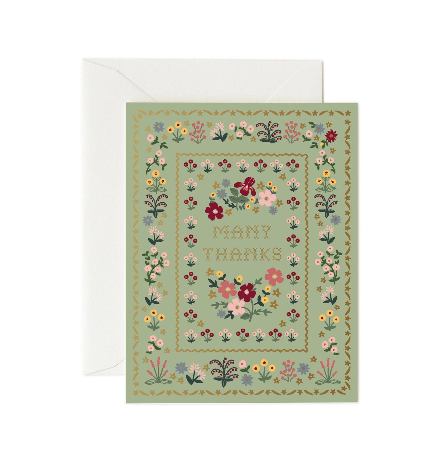 Moss Thank You Card - Curated Home Decor