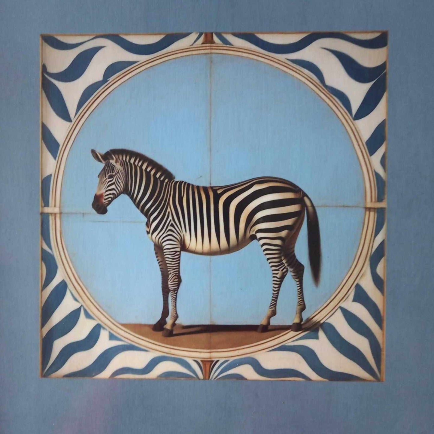 
                  
                    Zebra Square Tray - Curated Home Decor
                  
                