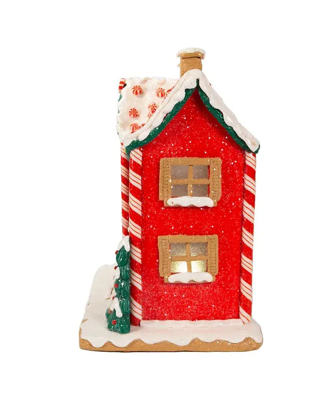 Battery-Operated Light-up Musical Gingerbread House - Curated Home Decor