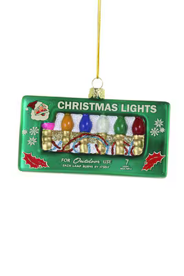 Vintage Christmas Lights Ornament - Curated Home Decor