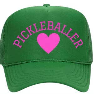 Pickleball Hat - "Pickleballer": KellyGreen - Curated Home Decor