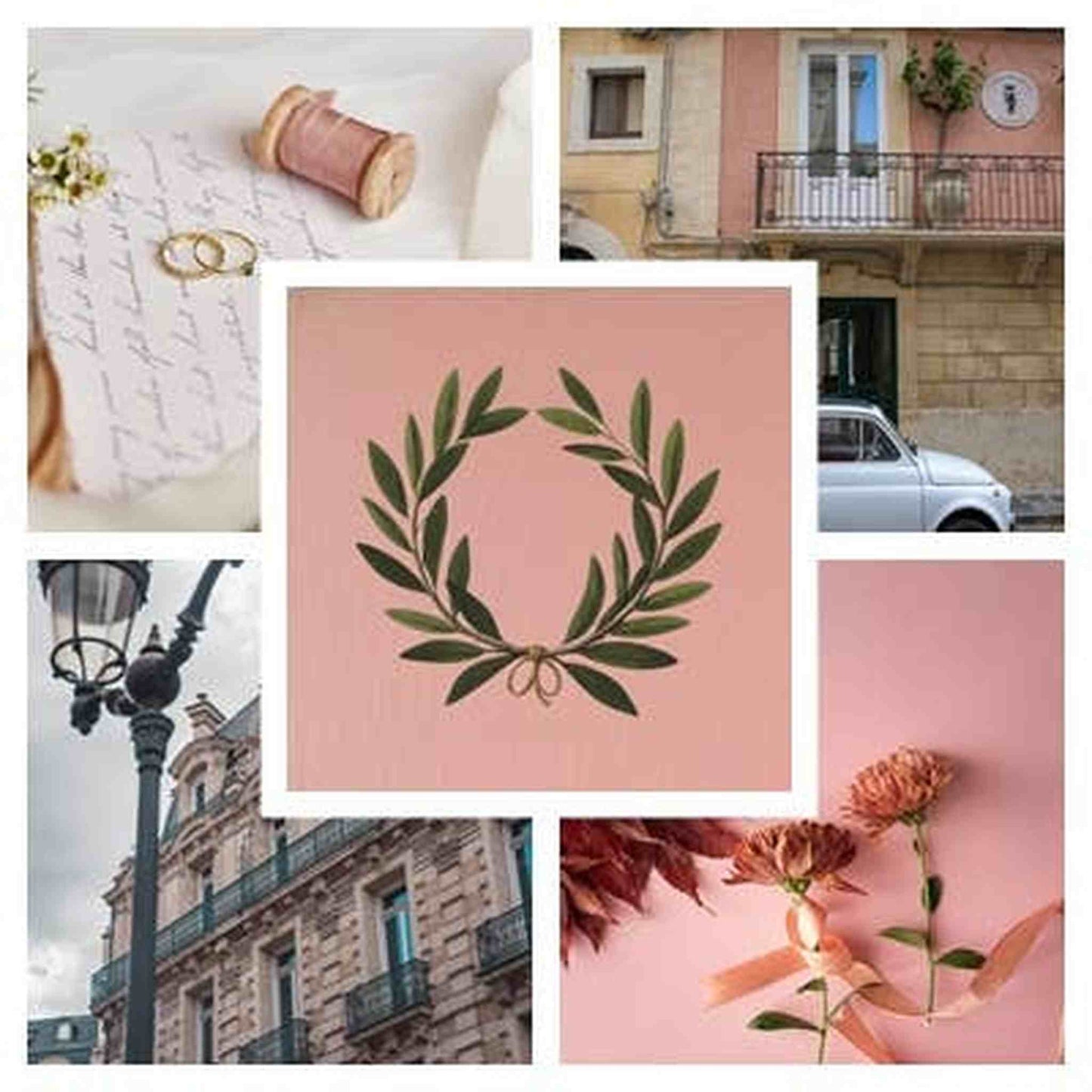
                  
                    Frame + Laurel Wreath Illustration - Curated Home Decor
                  
                