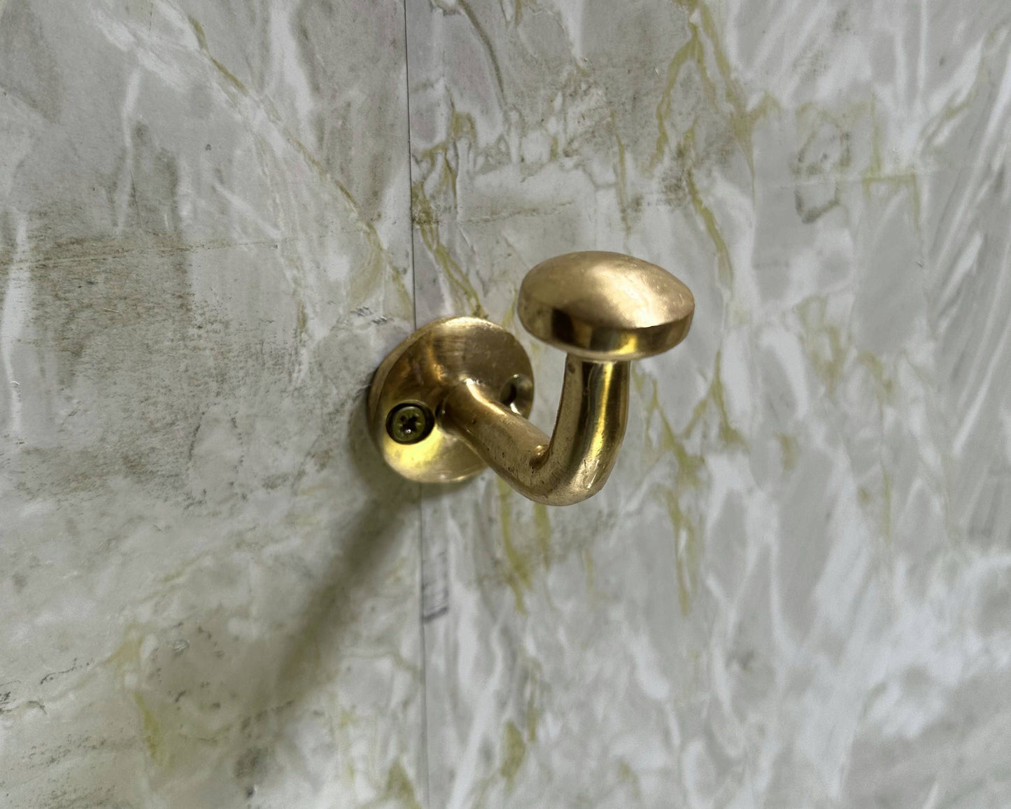 Solid Brass Wall Mounted Hooks, Bathroom Wall Hooks - Curated Home Decor