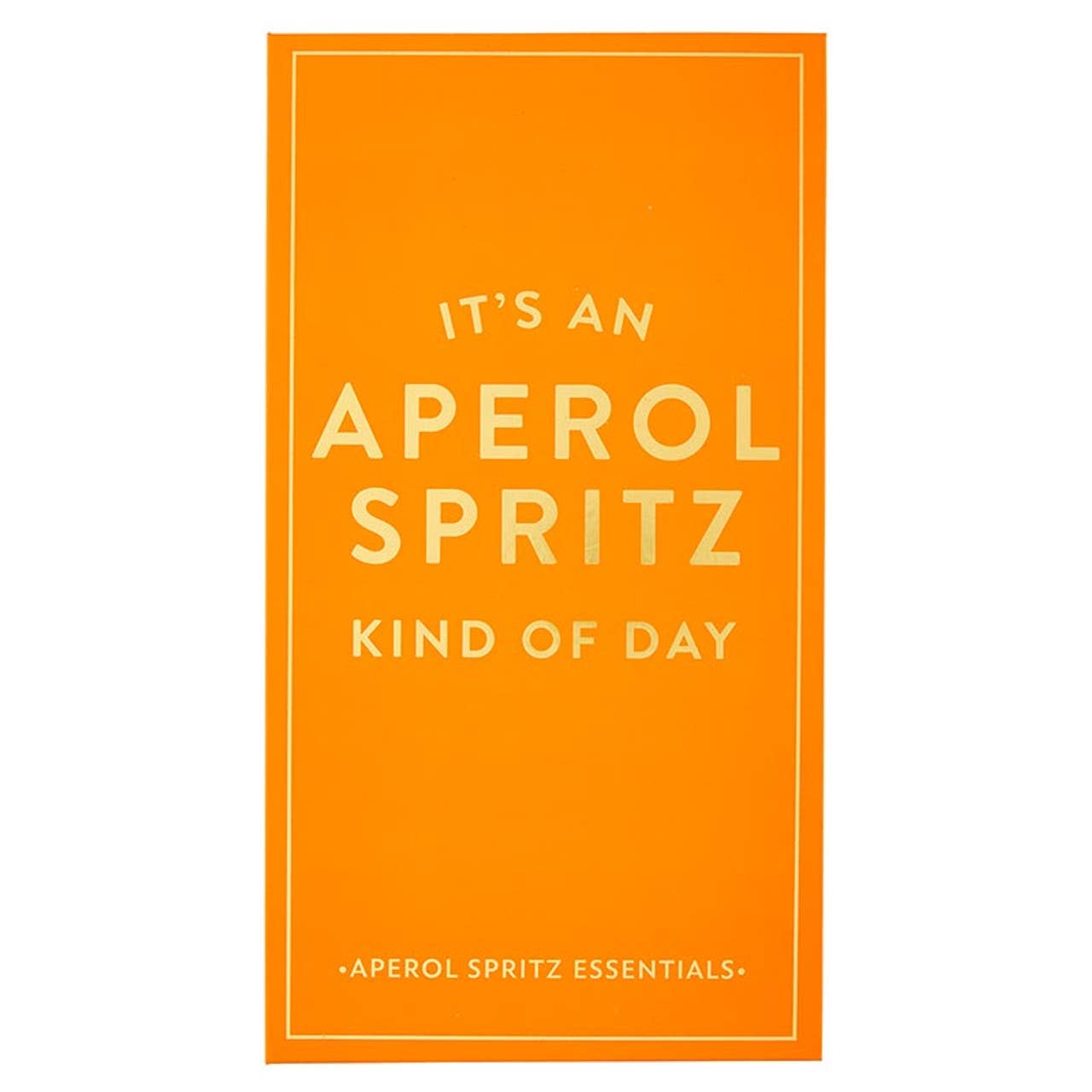 Barware Book Box - It's an Aperol Spritz Kind of Day - Curated Home Decor