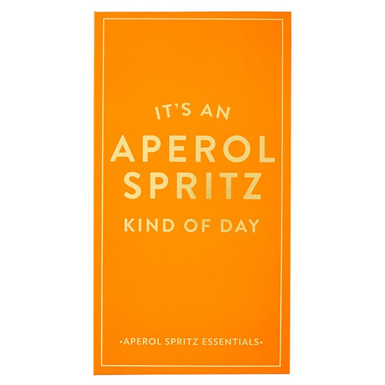 Barware Book Box - It's an Aperol Spritz Kind of Day - Curated Home Decor