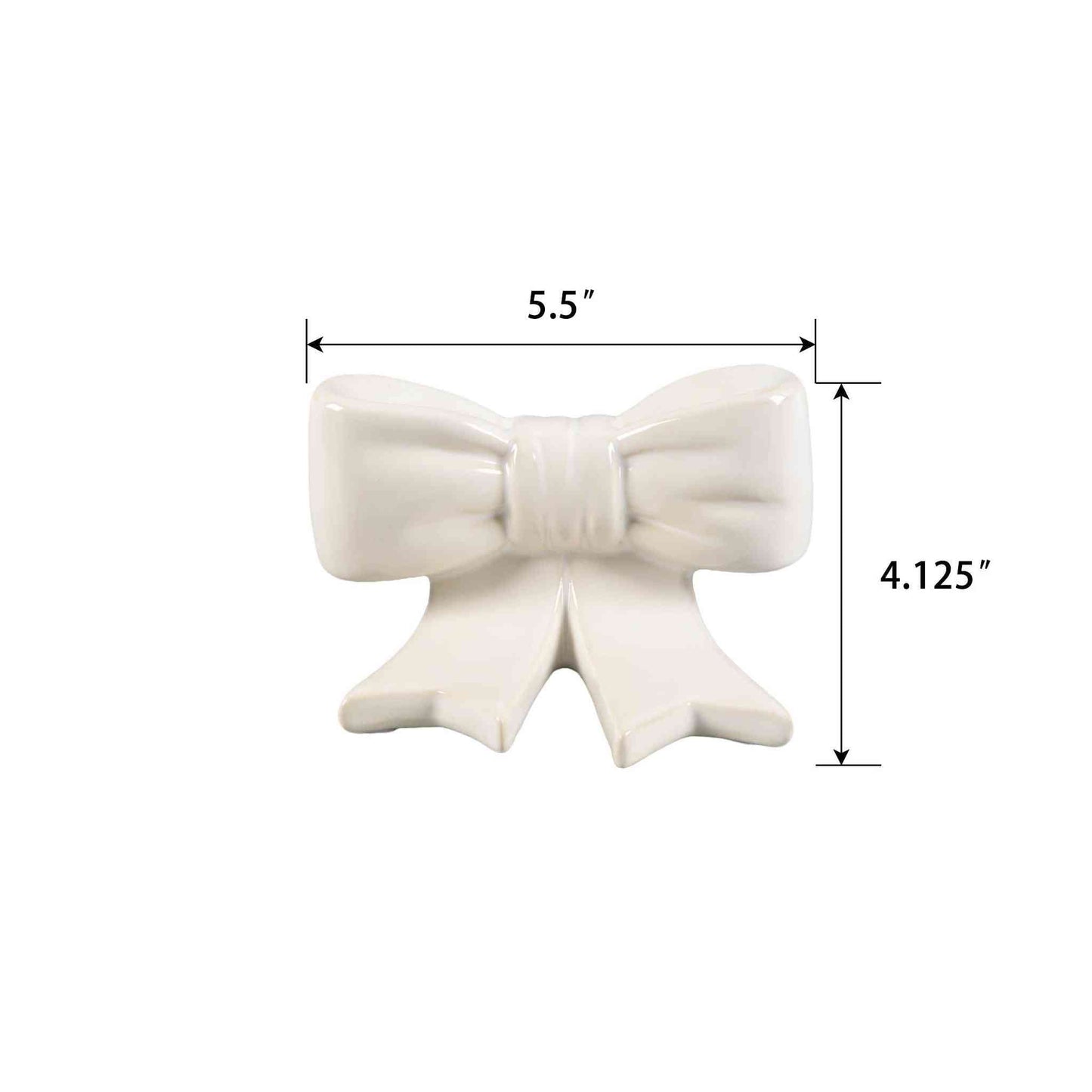 
                  
                    Single Ceramic Bow Bookend - Curated Home Decor
                  
                