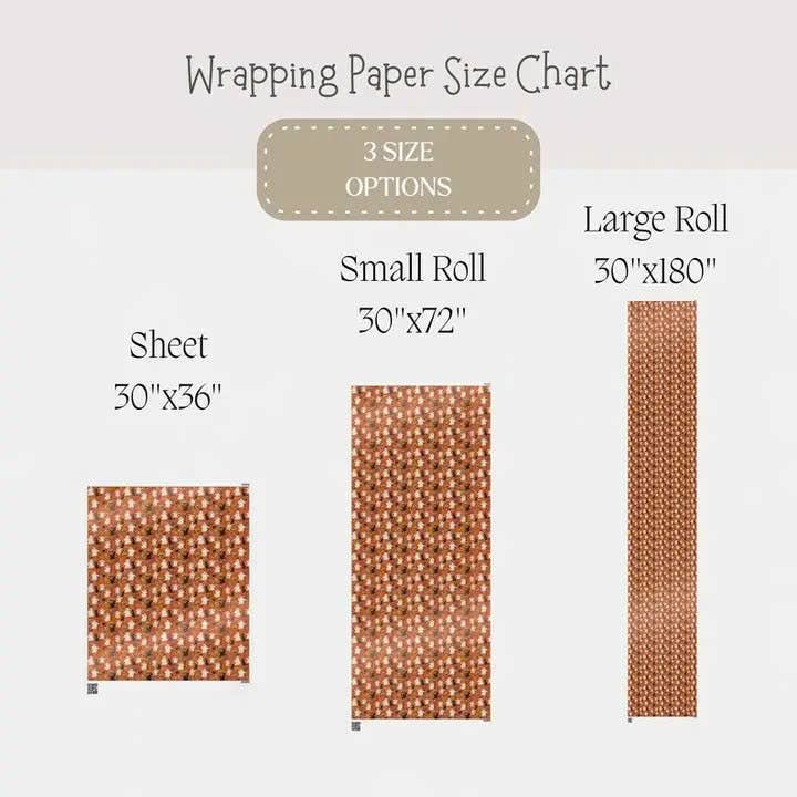 
                  
                    Burgundy & Cream Heritage Stripe Christmas Wrapping Paper – 6 ft Roll - Curated Home Decor
                  
                
