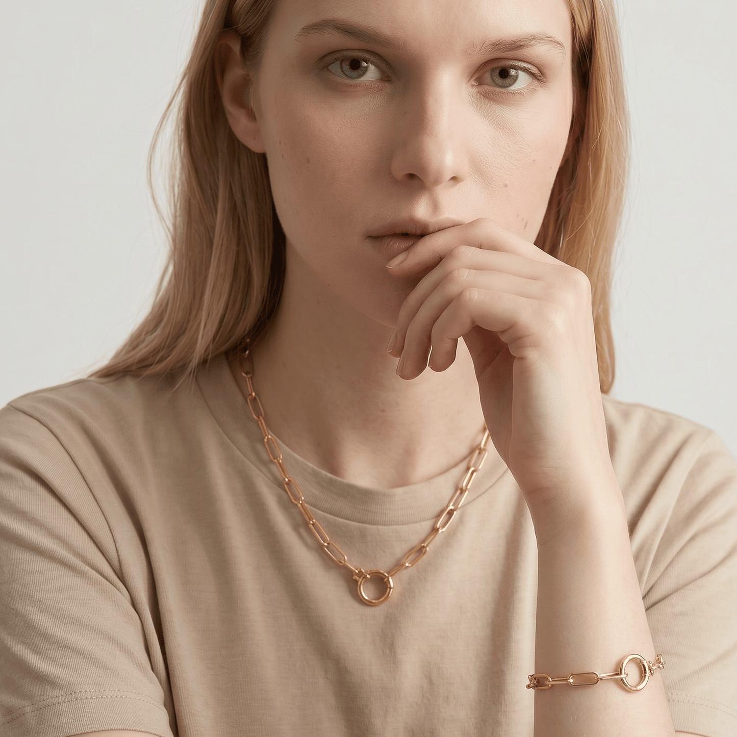 
                  
                    18k Gold Filled Paperclip Chain With Round Clicker Clasp Necklace - Curated Home Decor
                  
                