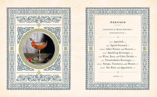 Outlander Cocktails Hardcover Book - Curated Home Decor