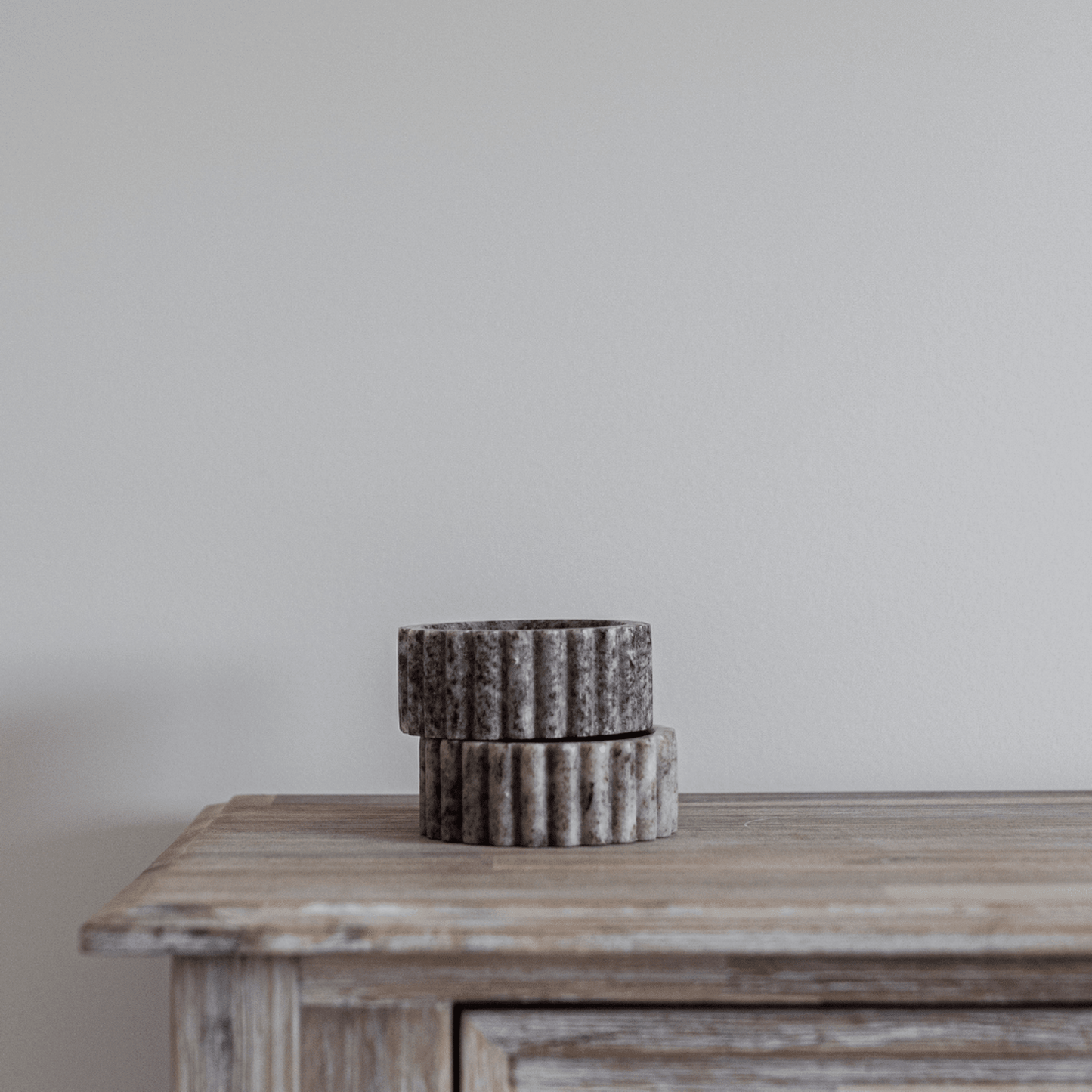 
                  
                    Fluted Soap Dish Beige/Light Grey Marble - Curated Home Decor
                  
                