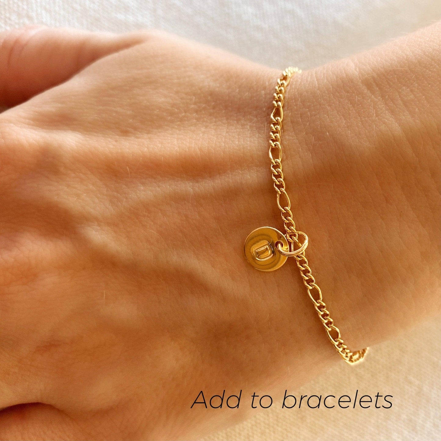 
                  
                    18k Gold Initial Charm — Letter M - Curated Home Decor
                  
                