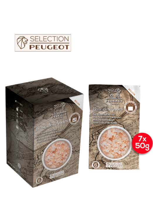 Pink Andean Salt, Box of 7 Sachets