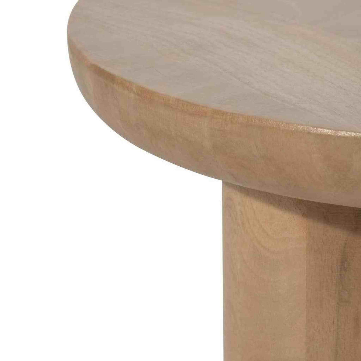 
                  
                    18 In. Natural Wood Scandinavian Farmhouse Side Table - Curated Home Decor
                  
                