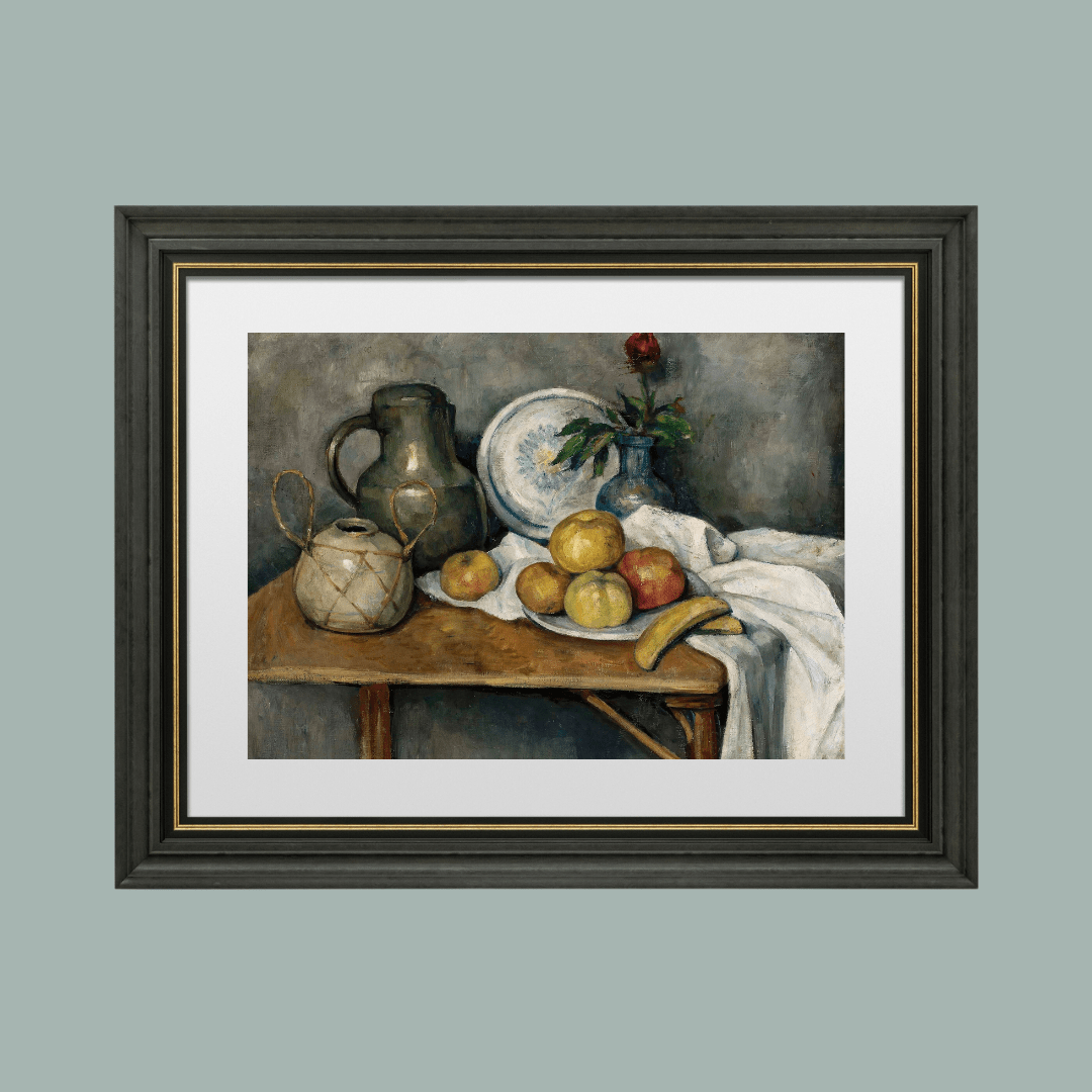 
                  
                    Still Life of Fruit on Table Antique Art Print - Curated Home Decor
                  
                