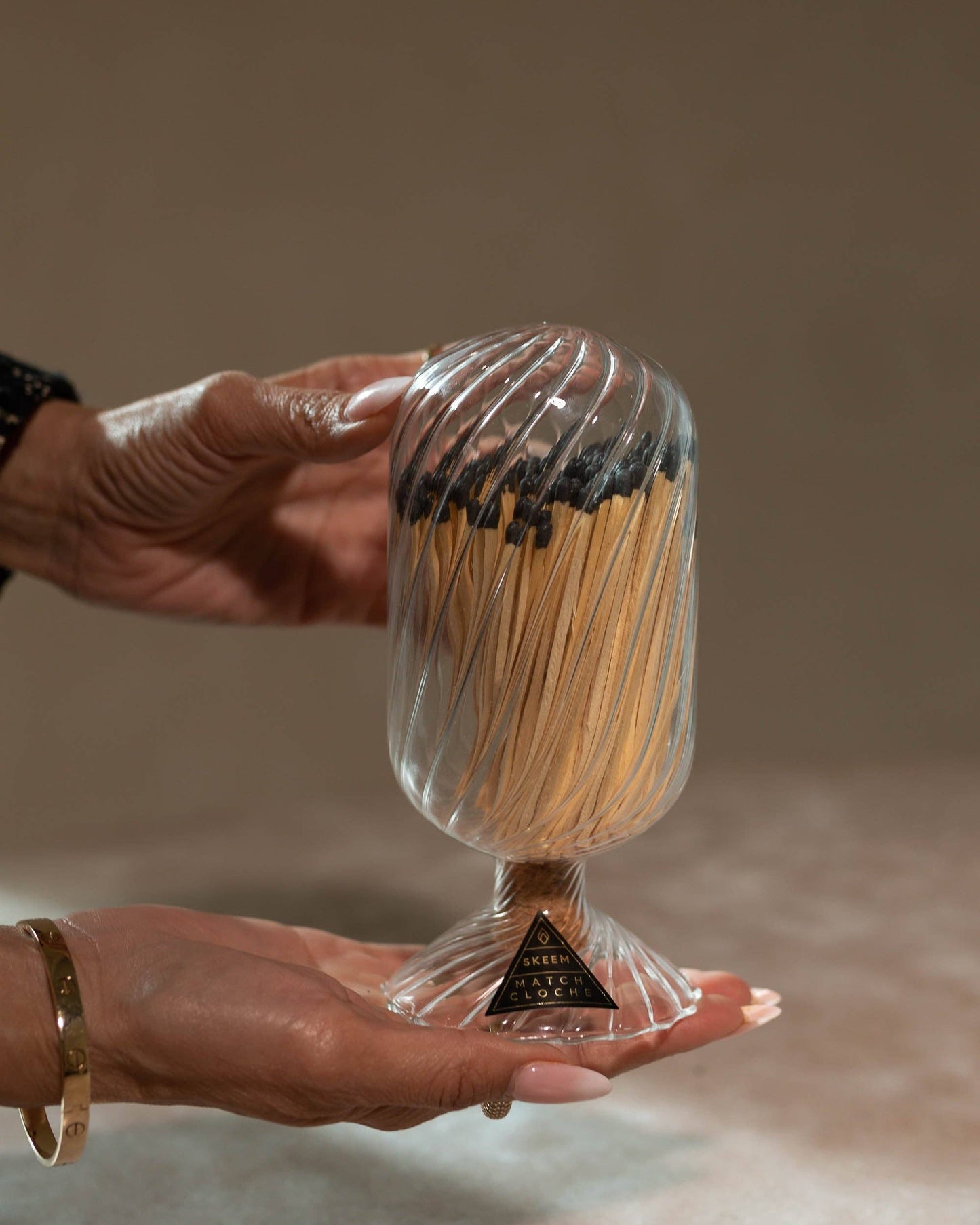 
                  
                    Voltaire Hand-Blown Glass Match Cloche - 120 Matches Display - Curated Home Decor
                  
                