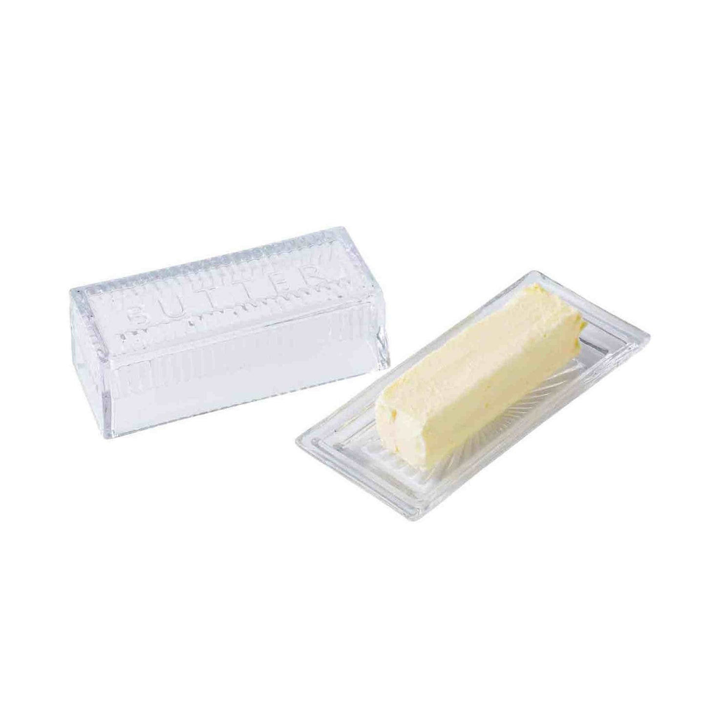 
                  
                    Embossed Butter Dish - Curated Home Decor
                  
                