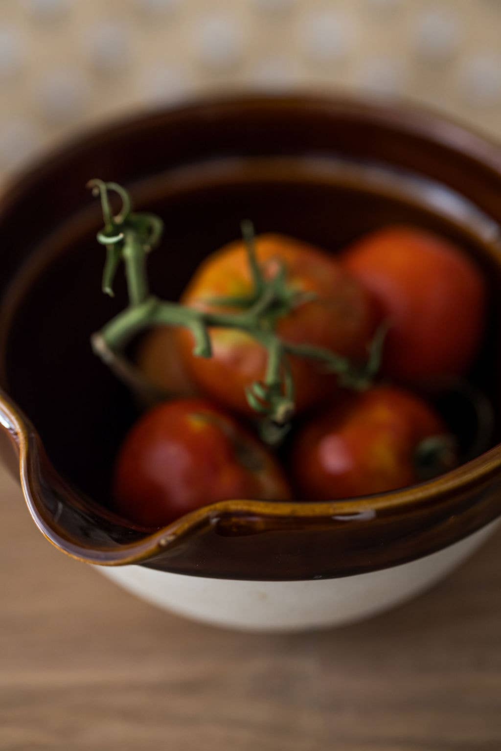 Heritage Stoneware Large Bowl - Curated Home Decor