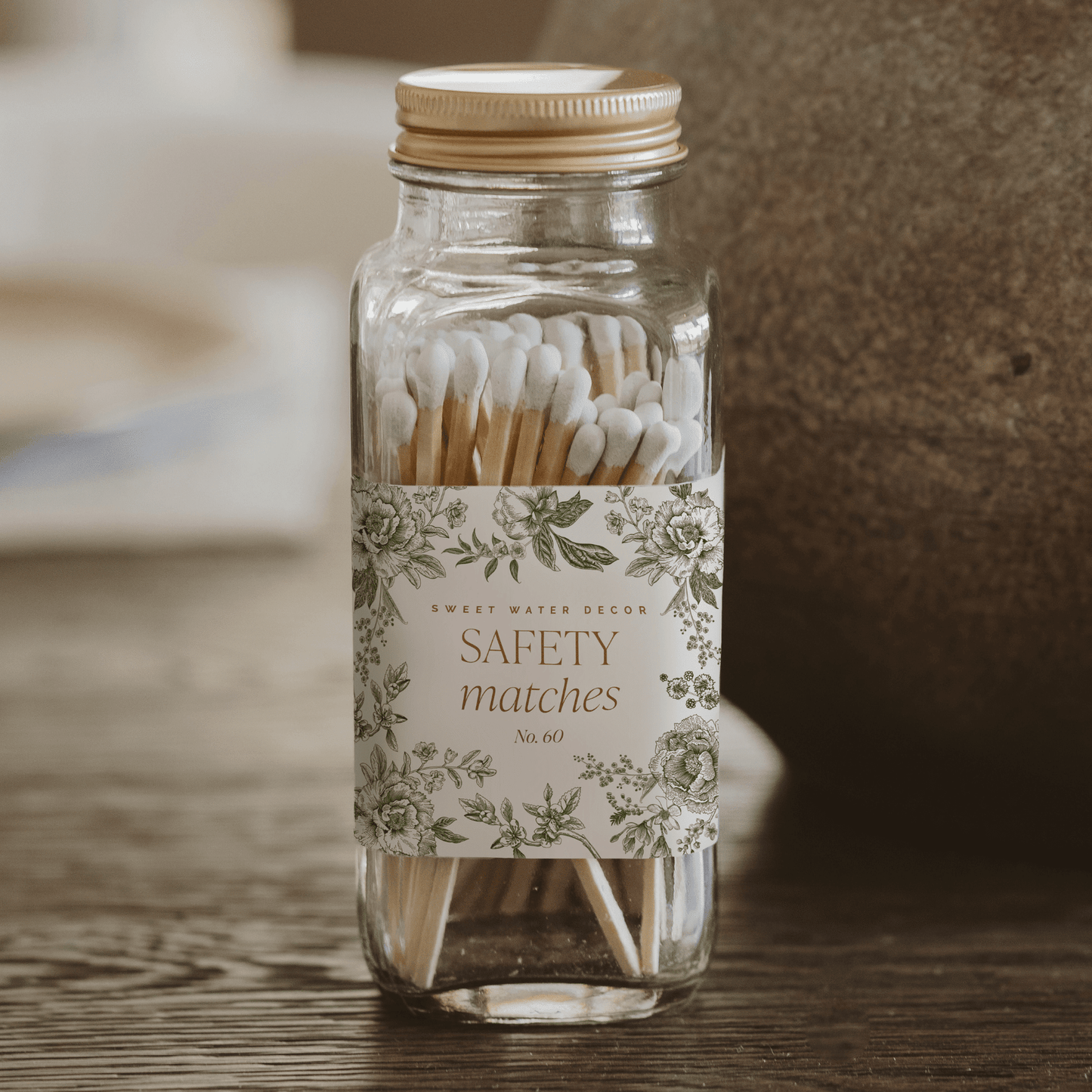 
                  
                    Green Delft White Tip Safety Matches - Curated Home Decor
                  
                