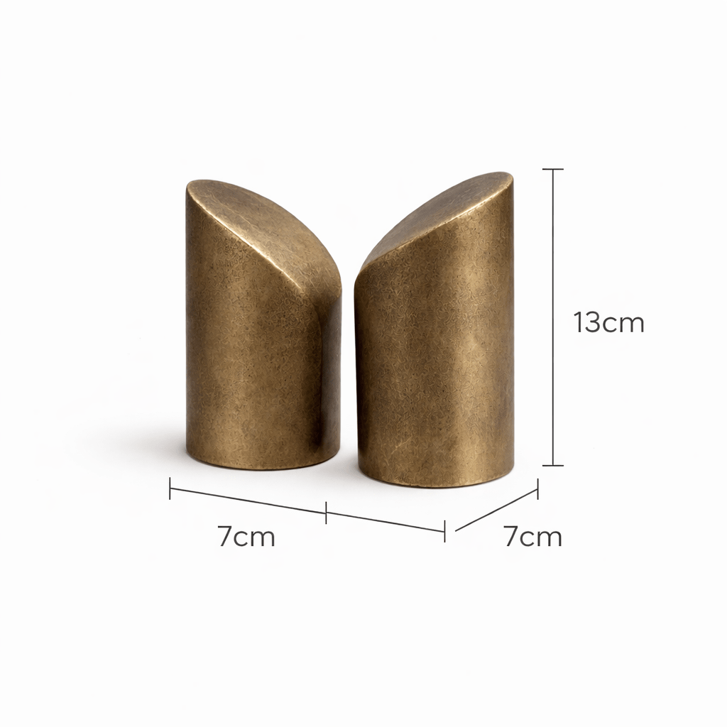 
                  
                    Modern Aluminium Bookends Set - Curated Home Decor
                  
                