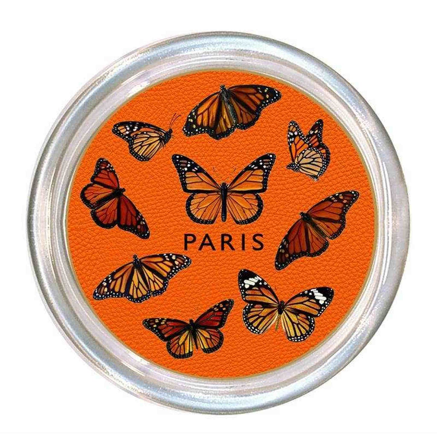 
                  
                    Paris Monarchs Orange Coaster - Curated Home Decor
                  
                