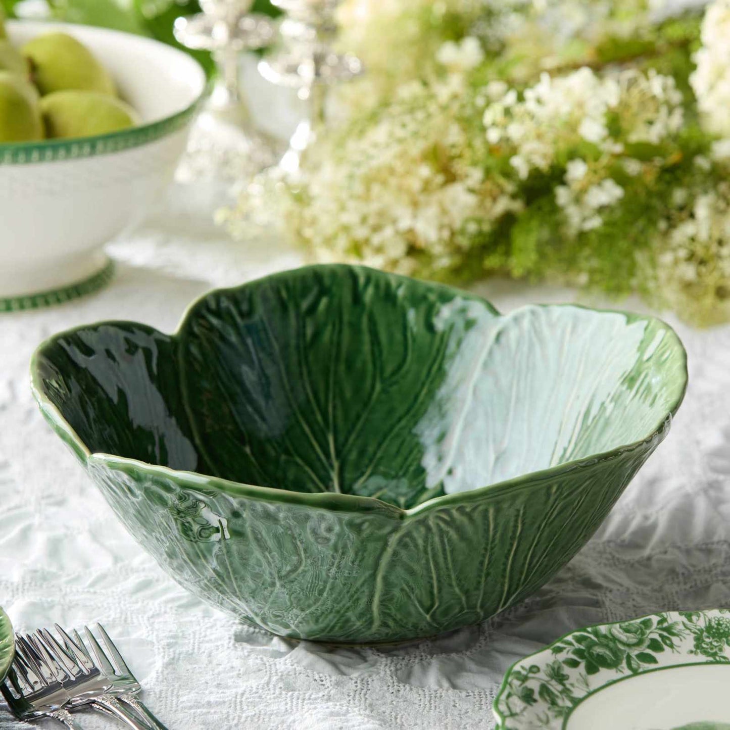 Le Jardin Cabbage 3 - D Deep Bowl - Curated Home Decor