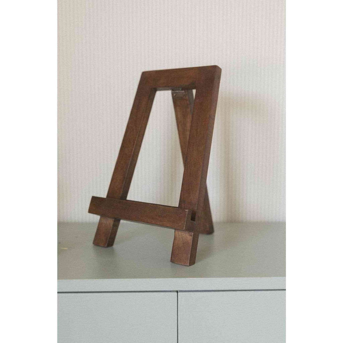 
                  
                    Dark Wood Easel 14” high with folding stand - Curated Home Decor
                  
                