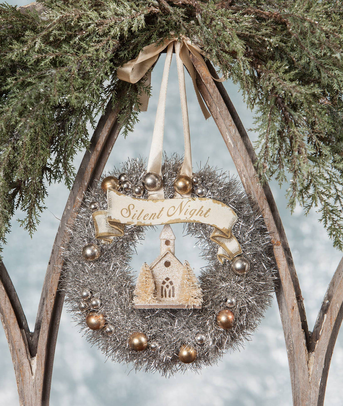 Peaceful Wreath Ornament - Curated Home Decor