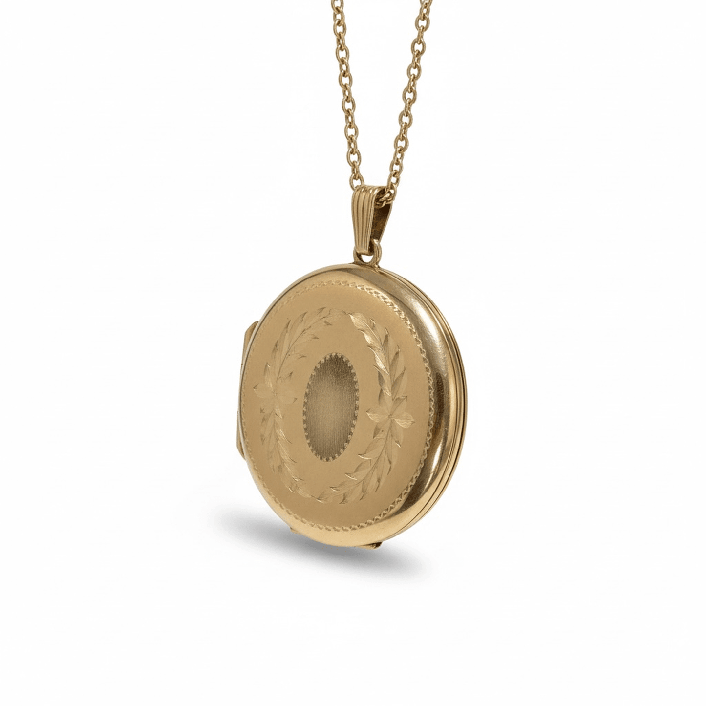 
                  
                    Vintage Putziger Gold - Filled Oval Photo Locket Necklace - Curated Home Decor
                  
                