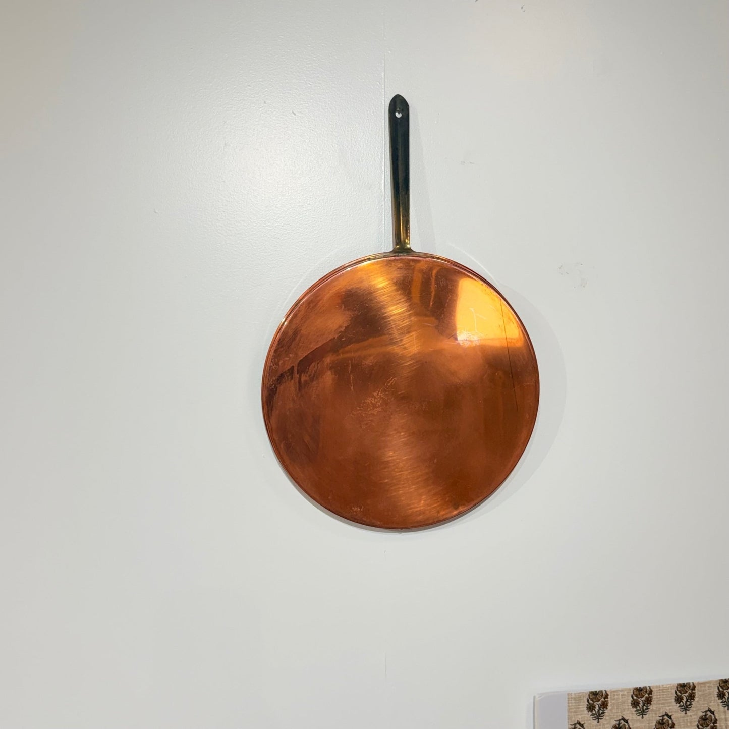 
                  
                    Vintage Italian Copper Crepe Pan with Brass Handle, Made in Italy - Curated Home Decor
                  
                