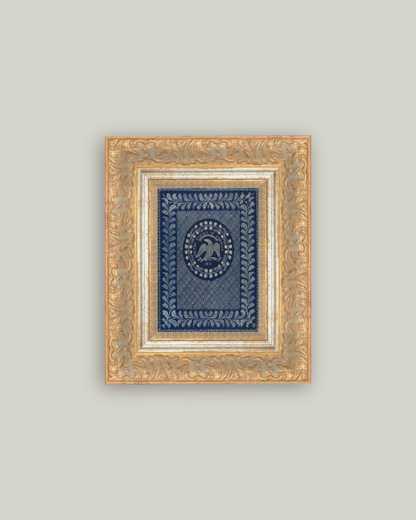 America in Blue: 7x9 - Curated Home Decor