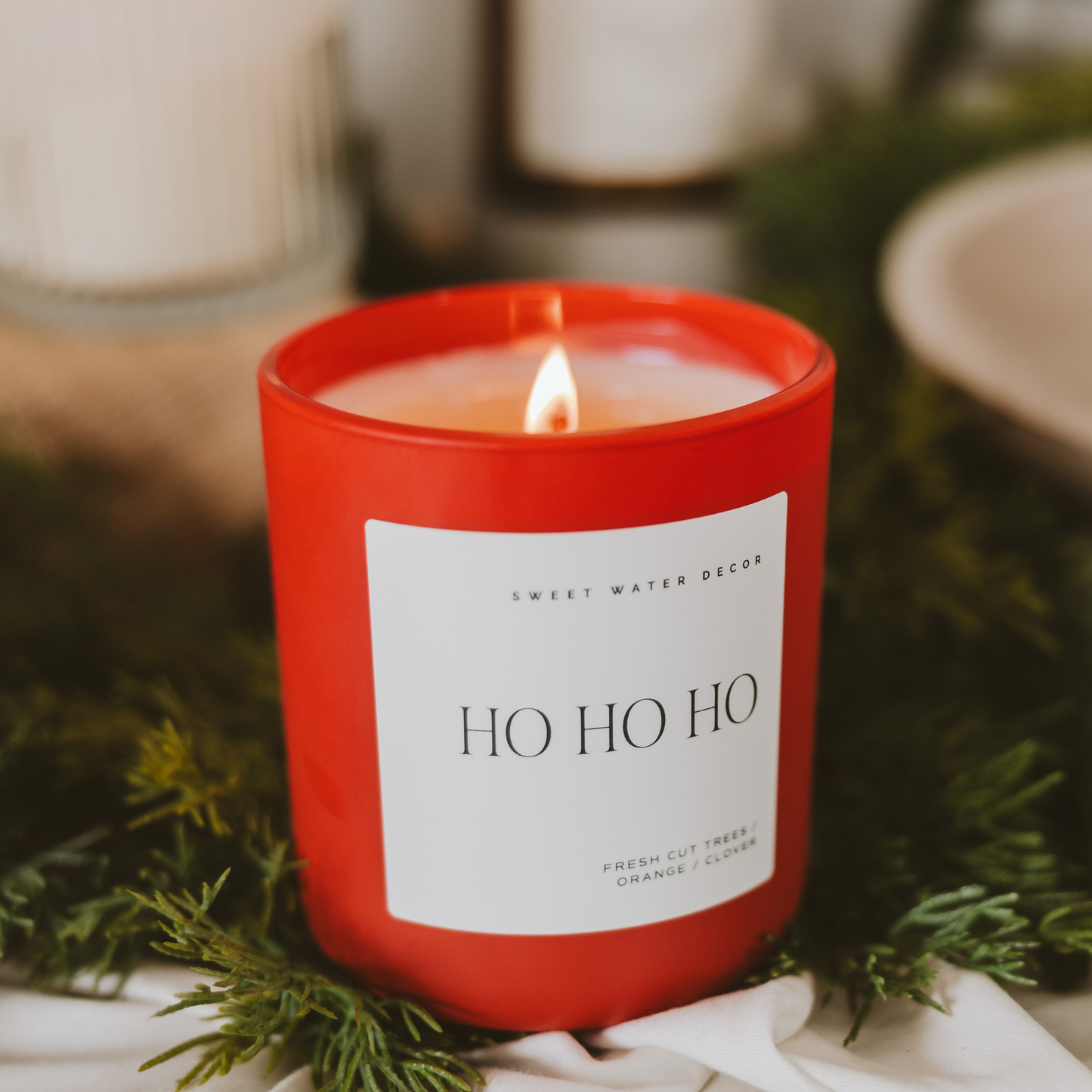 Ho Ho Ho 15 oz Soy Candle - Curated Home Decor