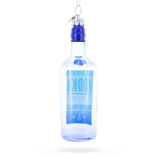 Vodka Bottle Glass Ornament - Curated Home Decor